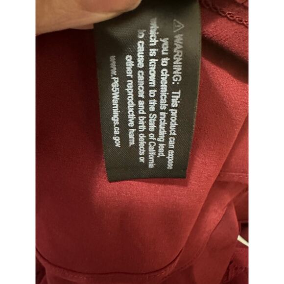 Lulus red lace open cross back party dress size m - Picture 6 of 12